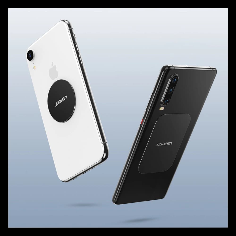 UGREEN LP123 fém lapkák mágneses tartókhoz szürke - 10