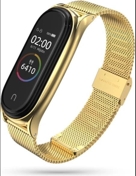 Náramek Tech-Protect Milaneseband Xiaomi Mi Band 7 Gold
