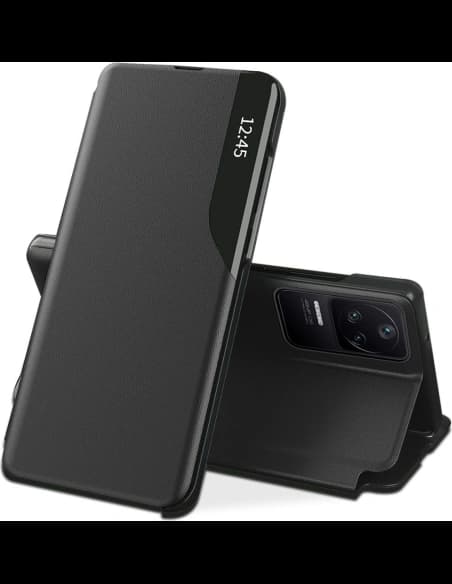 Etui Tech-Protect Smart View POCO F4 5G Fekete