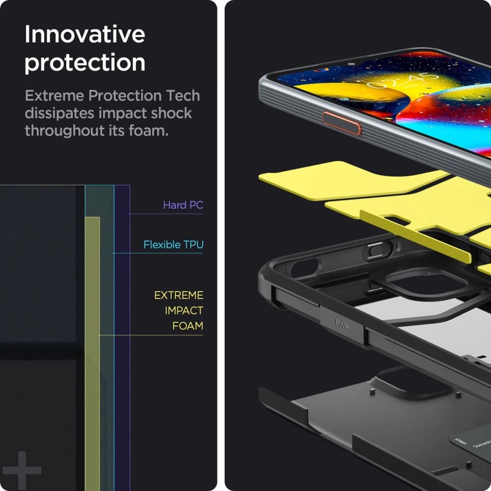 Etui Spigen Tough Armor Samsung Galaxy Xcover 6 Pro Negru - 8