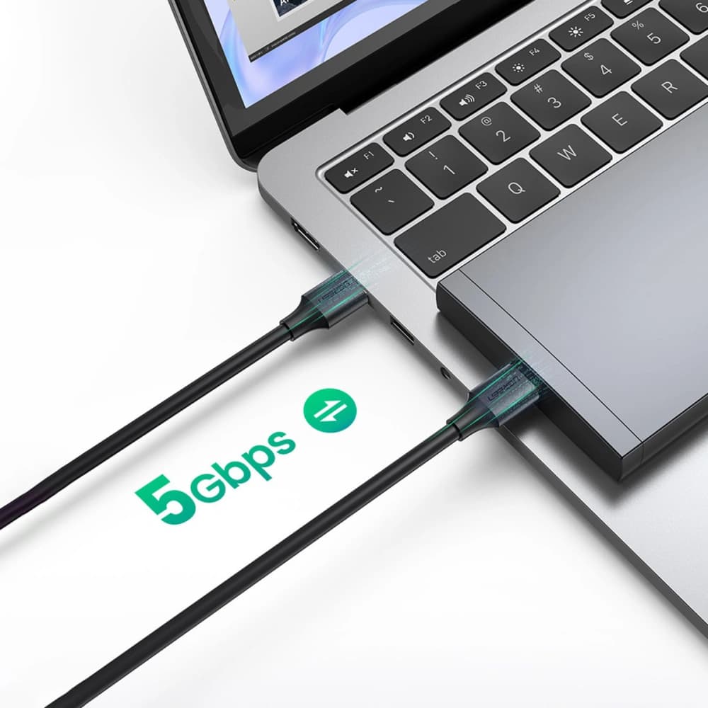 Cablu UGREEN US128 USB 3.2 Gen 1 3m negru - 6