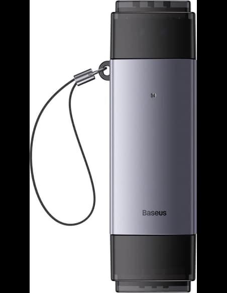 Cititor de carduri SD/TF Baseus Lite Series USB-A/USB-C gri