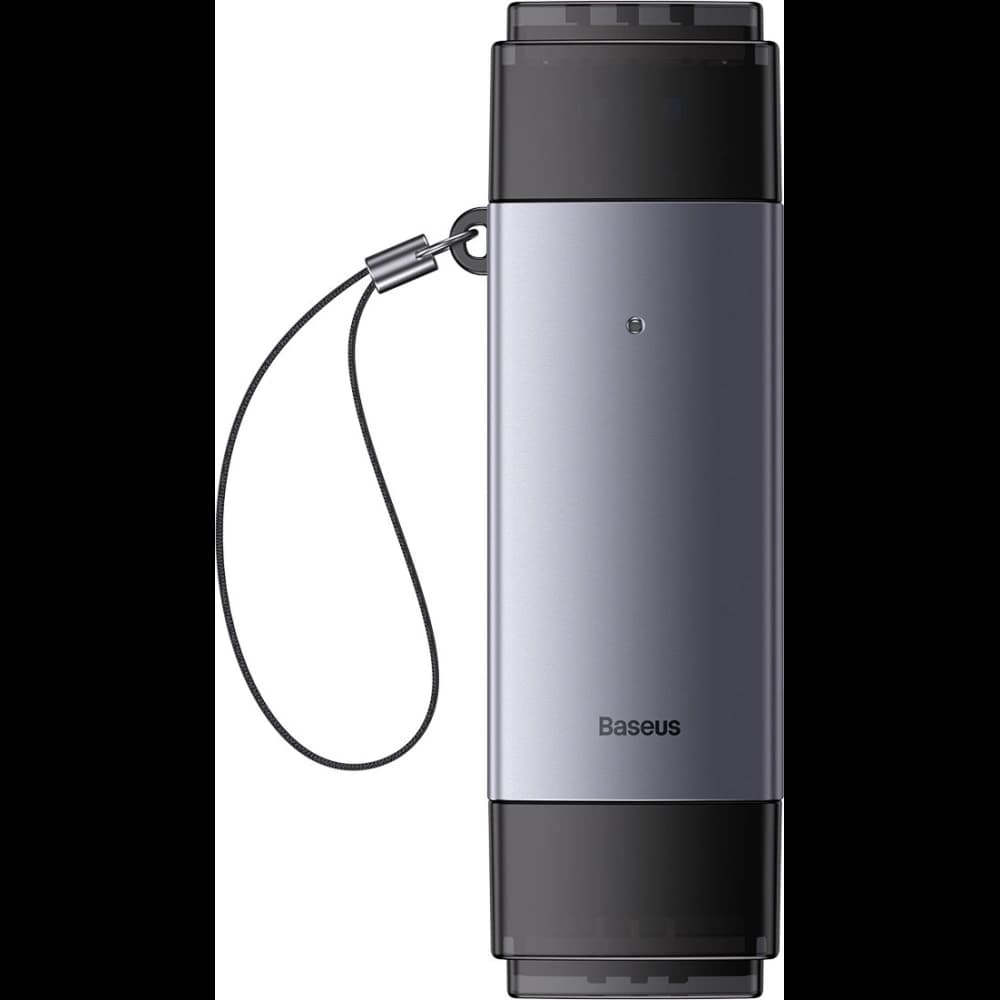 Cititor de carduri SD/TF Baseus Lite Series USB-A/USB-C gri - 1
