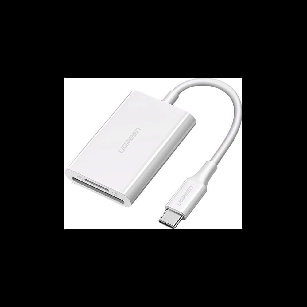 Cititor de carduri SD/microSD/TF UGREEN CM265 USB-C 3.2 Gen 1 alb - 2