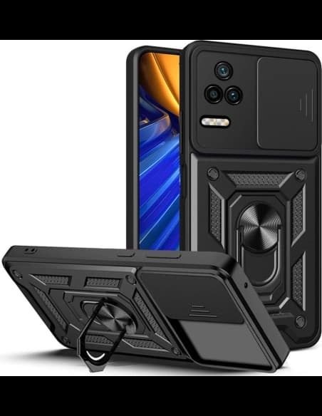 Etui Tech-Protect CamShield Pro POCO F4 5G Black