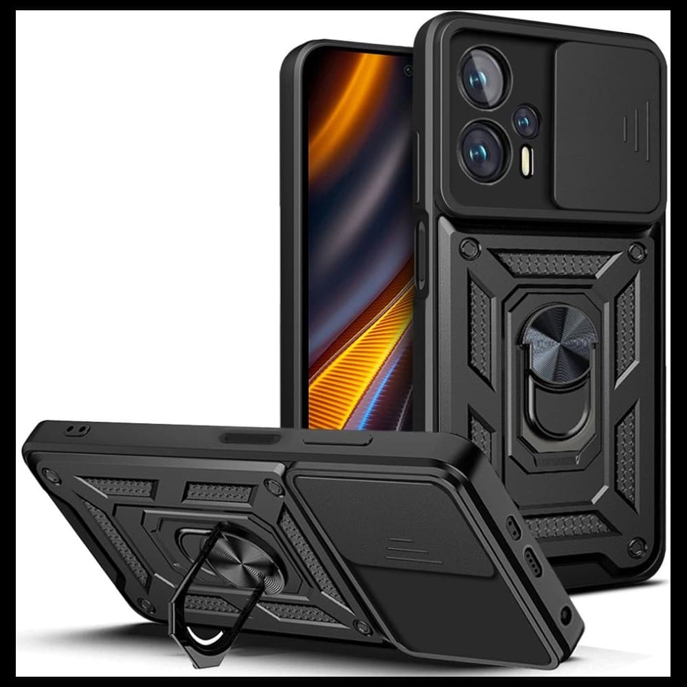 Etui Tech-Protect CamShield Pro POCO X4 GT Černá