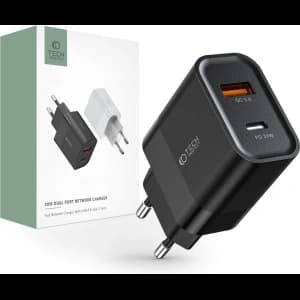 Ładowarka sieciowa Tech-Protect C30W 2-port Network Charger PD 30W QC 3.0 Black