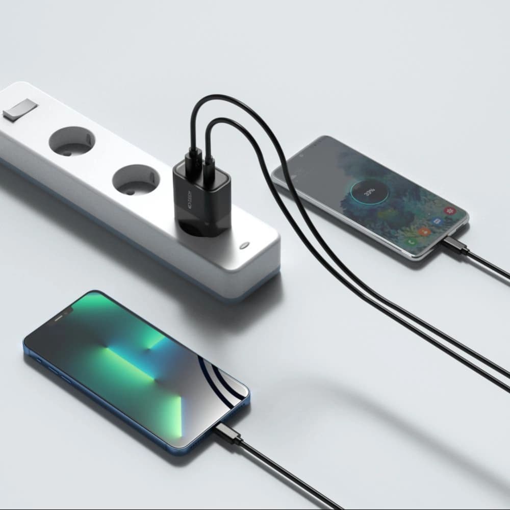 Tech-Protect C30W 2-port Network Charger PD 30W QC 3.0 Black - 5