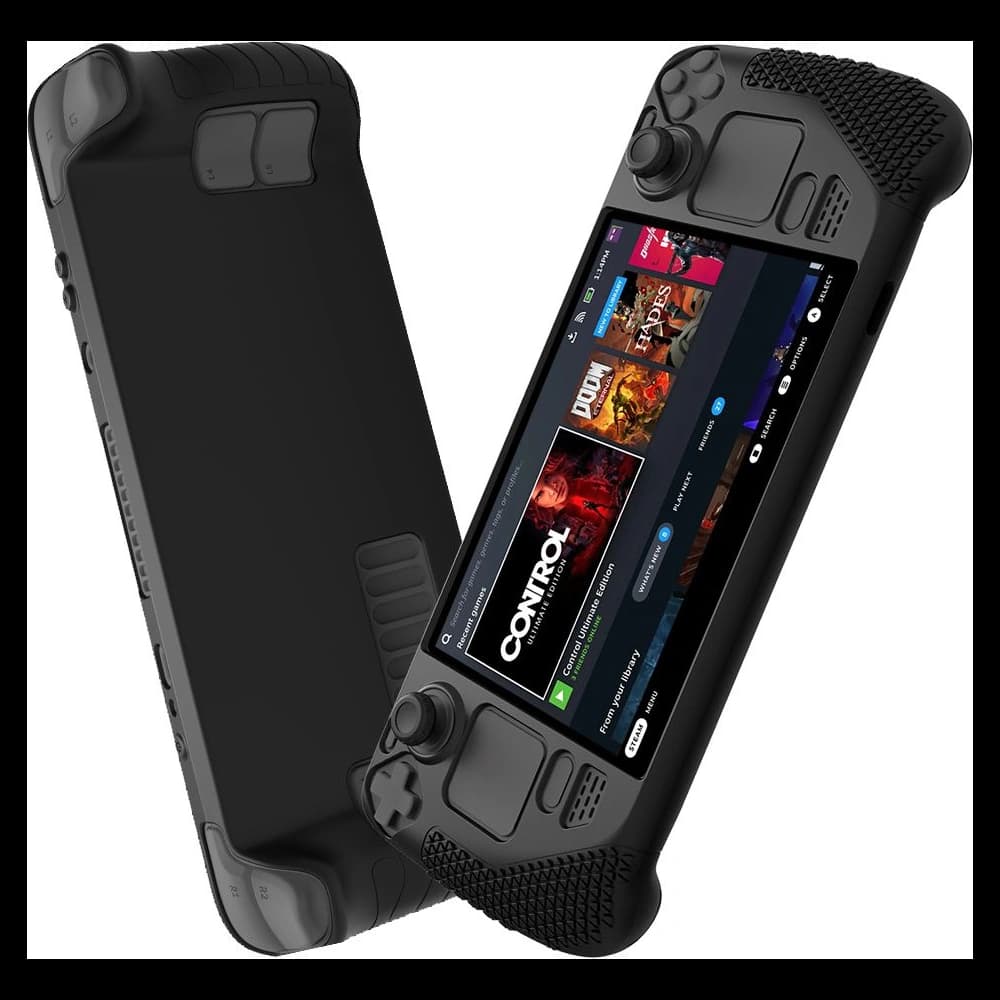 Etui Tech-Protect TPUCarbon Valve Steam Deck LCD / OLED Negru - 4