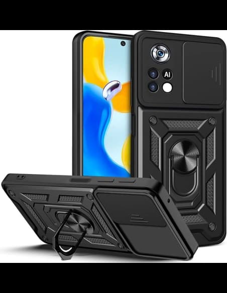 Etui Tech-Protect CamShield Pro POCO M4 Pro LTE Negru