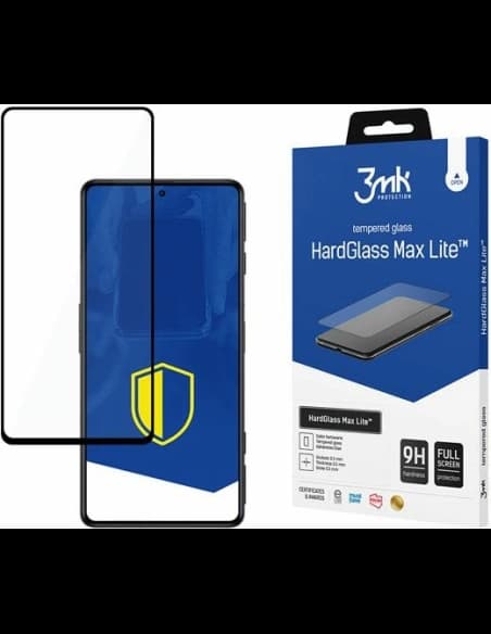 Szkło hartowane 3MK HardGlass Max Lite POCO F4 5G czarne