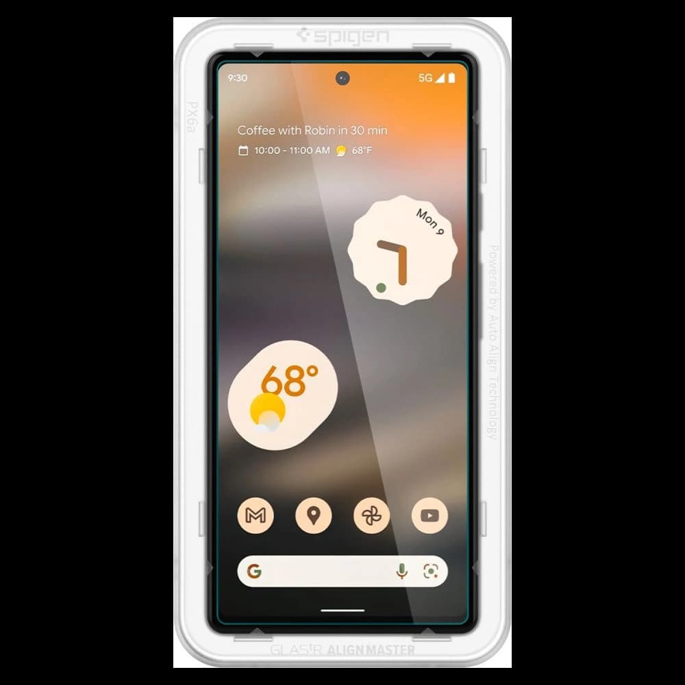 Gehärtetes Glas Spigen GLAS.tR Slim AlignMaster Google Pixel 6a [2 PACK] - 2