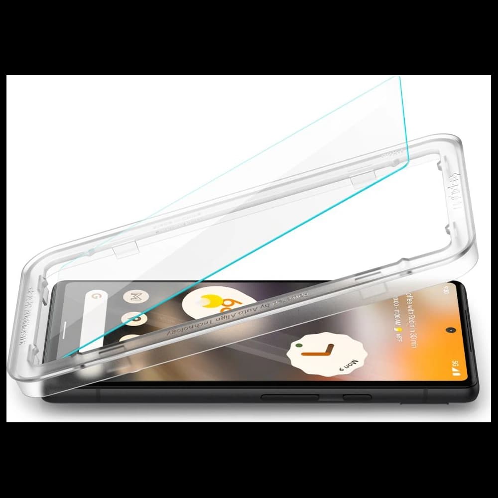 Gehärtetes Glas Spigen GLAS.tR Slim AlignMaster Google Pixel 6a [2 PACK] - 4
