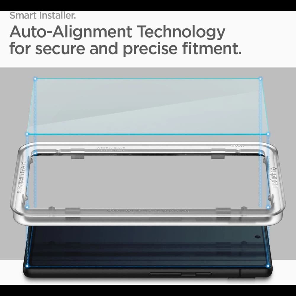 Gehärtetes Glas Spigen GLAS.tR Slim AlignMaster Google Pixel 6a [2 PACK] - 8