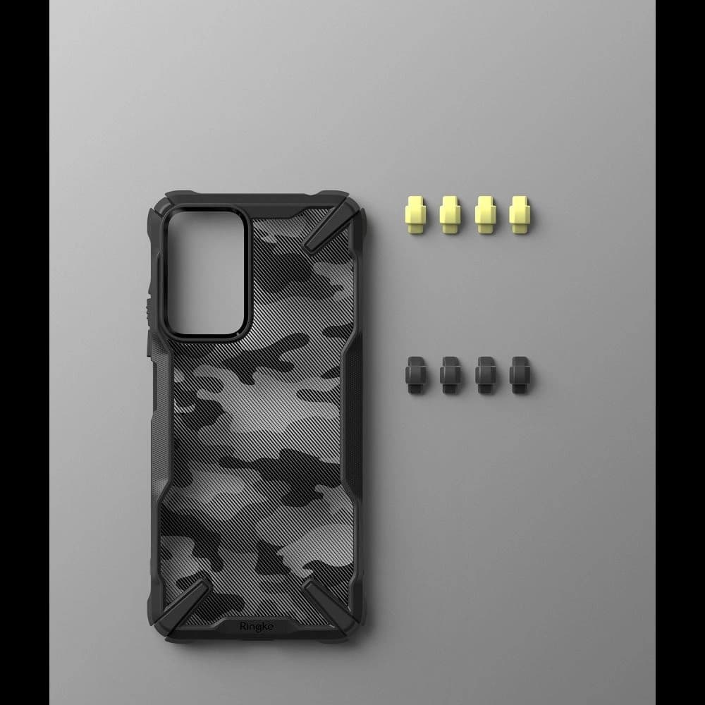 Etui Ringke Fusion-X Redmi Note 11 Pro+ 5G Camo (Moro) černé - 11