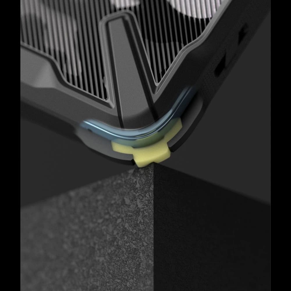 Etui Ringke Fusion-X Redmi Note 11 Pro+ 5G Camo (Moro) černé - 12