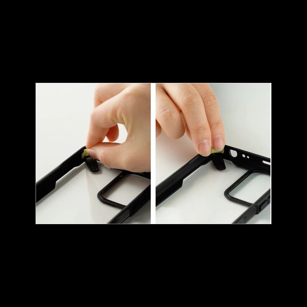 Etui Ringke Fusion-X Redmi Note 11 Pro+ 5G Camo (Moro) černé - 15