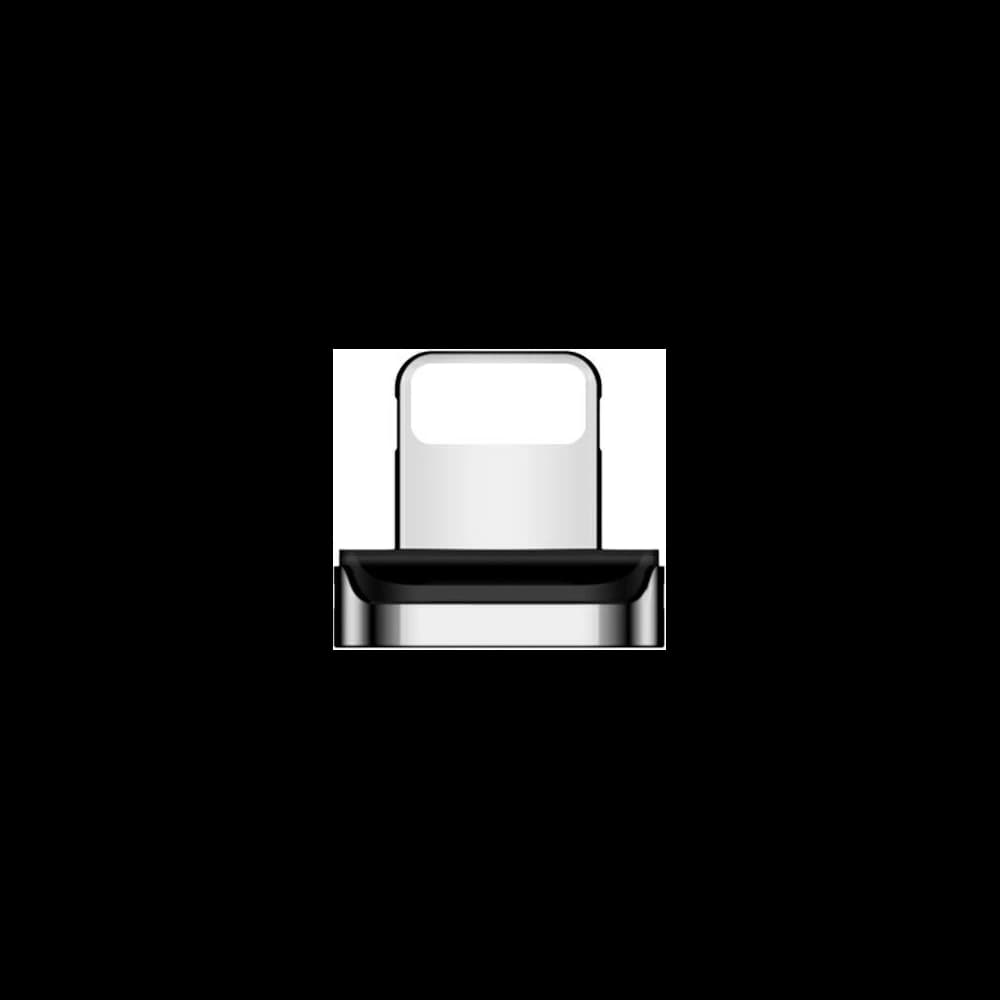 USAMS magnetischer Adapter U28 Lightning Bulk Silber/Silver SJ325LNTA