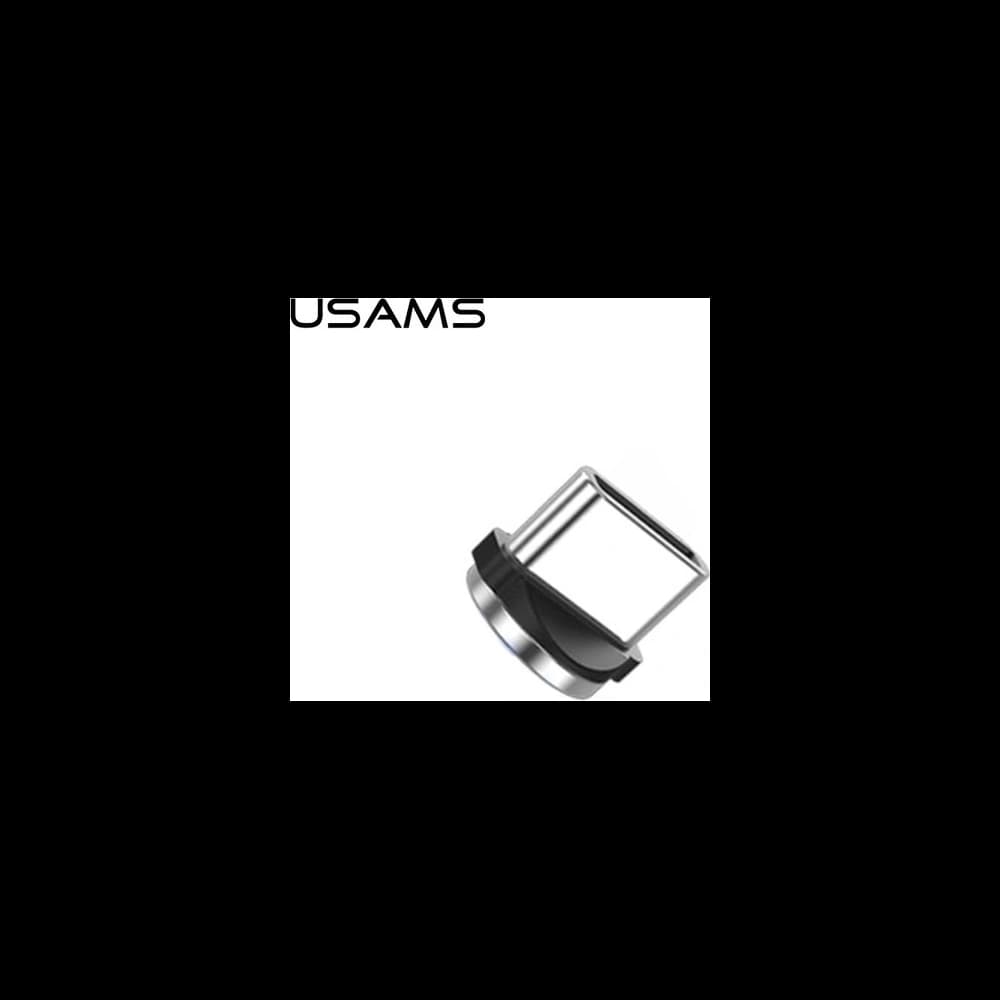 USAMS Magnetischer Adapter USB-C Bulk Silber/Silver SJ159USBTA