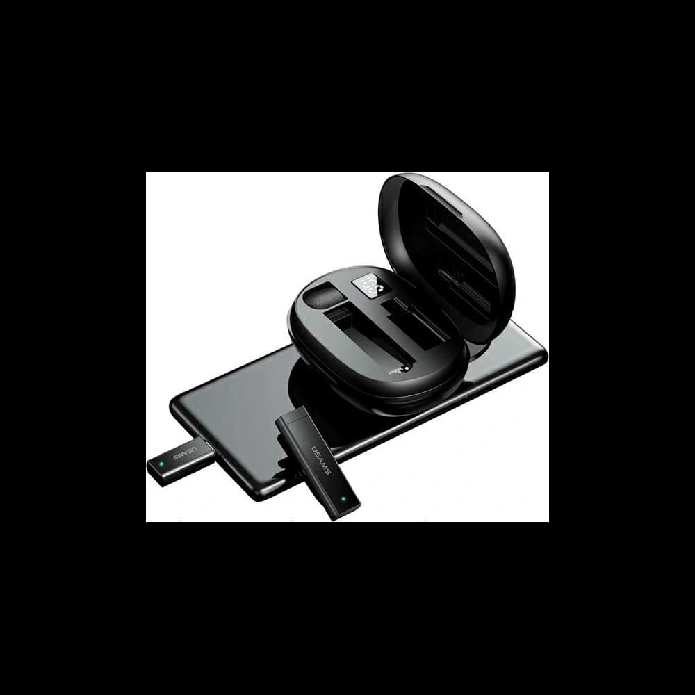 USAMS ENC 2.4G Vezeték nélküli Krawat Mikrofon USB-C ZB243MKF01 - 2
