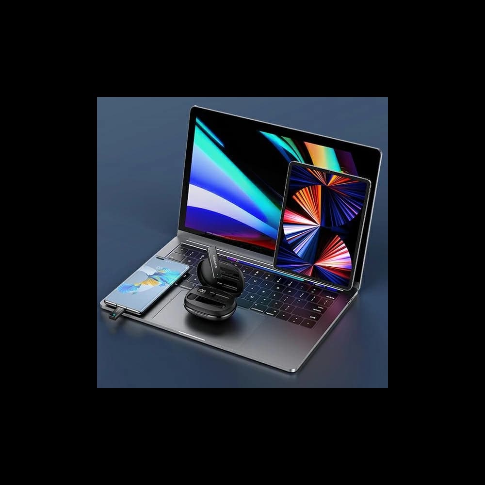 USAMS ENC 2.4G Vezeték nélküli Krawat Mikrofon USB-C ZB243MKF01 - 9