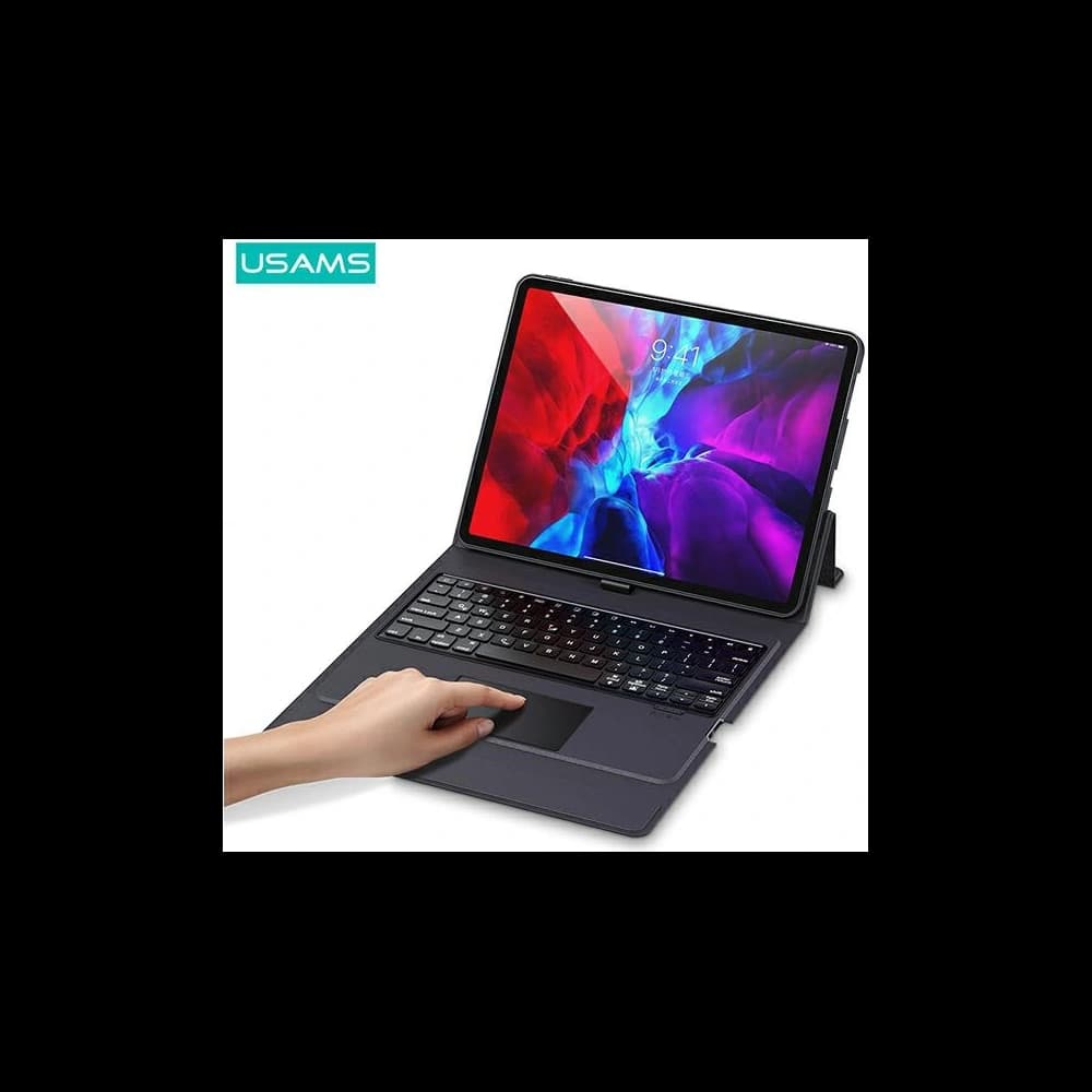 Etui USAMS Winz Keyboard Apple iPad 9.7 2017/2018 (5. și 6. generație) negru/black Touch Control Bluetooth - 5
