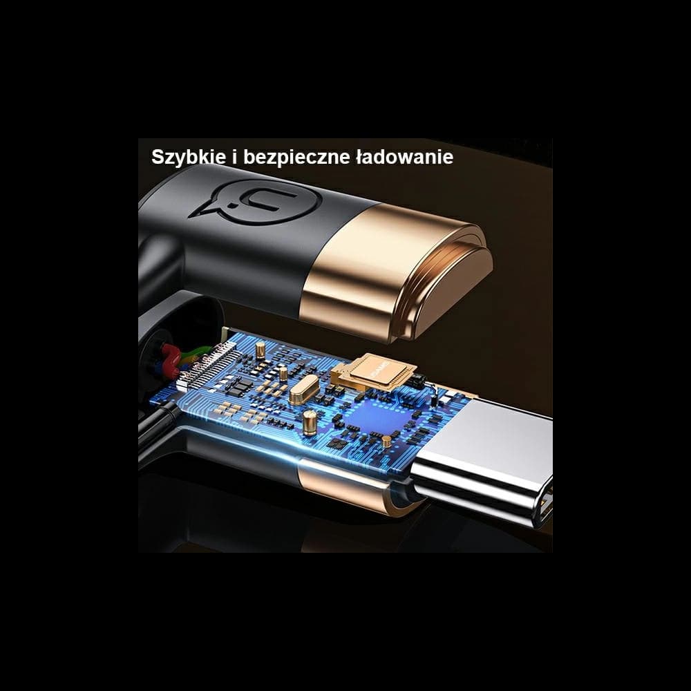 Cablul împletit USAMS U62 2xUSB-C/USB-A /lightning 1,2m PD Încărcare rapidă negru/SJ483USB01 - 7