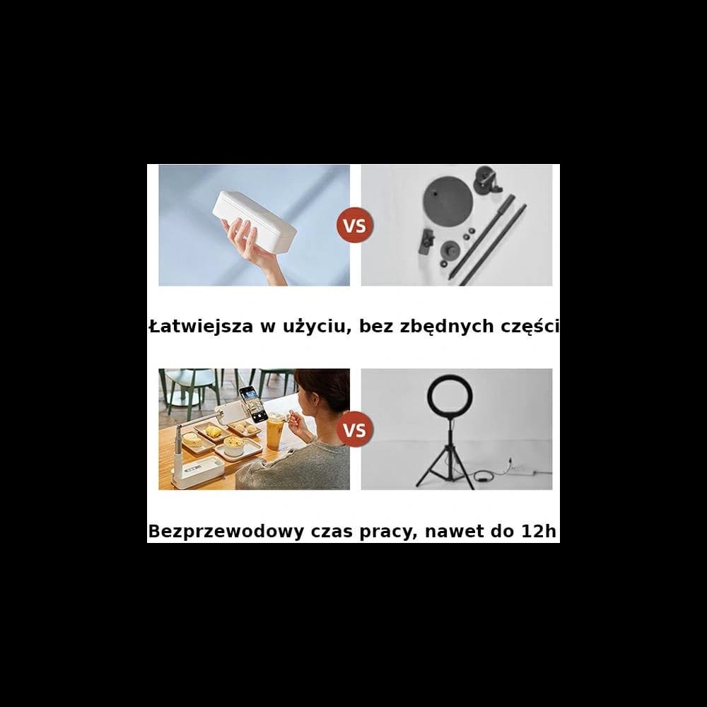 Lampa LED multifuncțională USAMS Live Show alb/white ZB20901 - 2