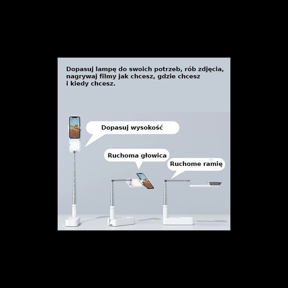 Lampa LED multifuncțională USAMS Live Show alb/white ZB20901 - 5