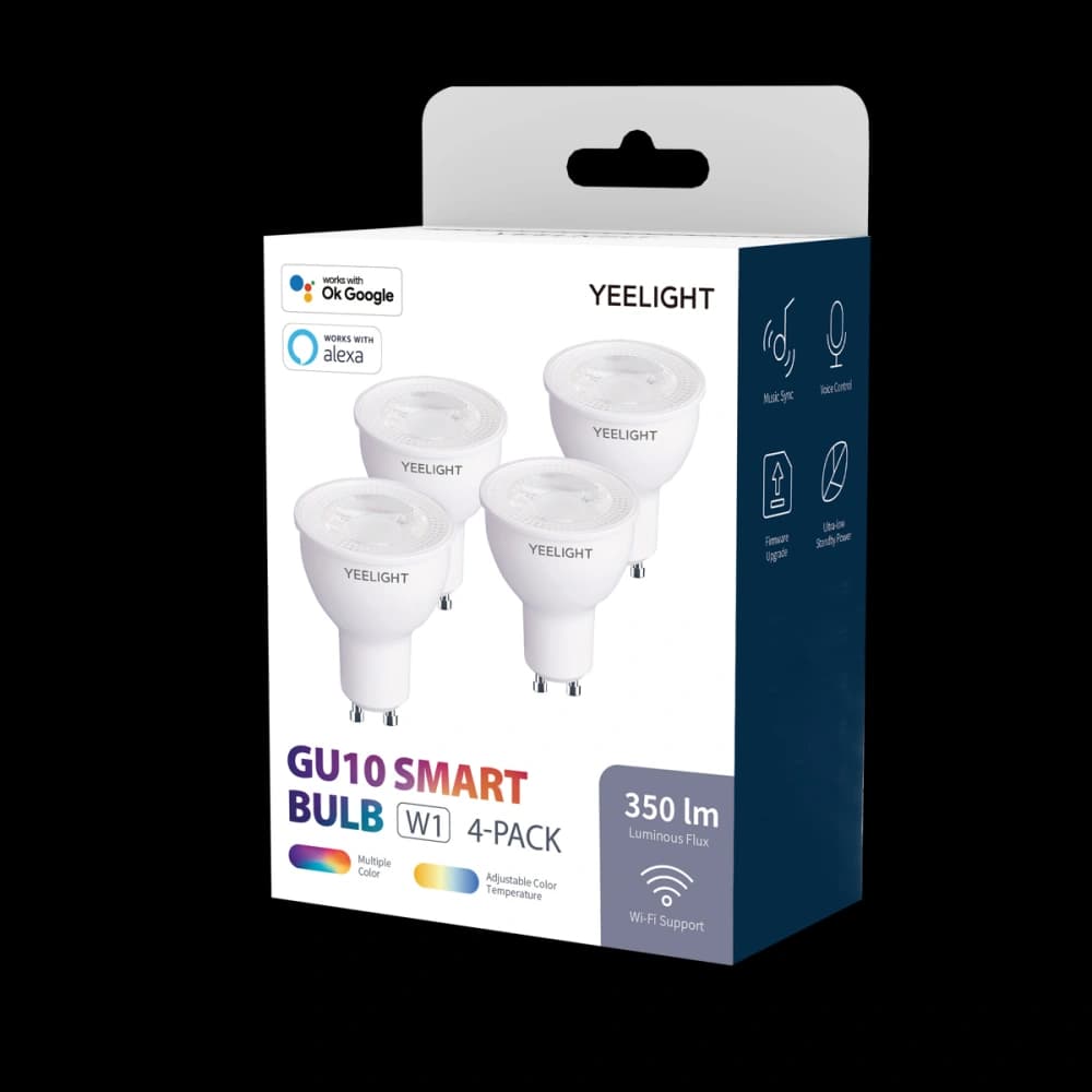 Inteligentă bec Yeelight W1 GU10 (culoare) [4 PACK] - 6