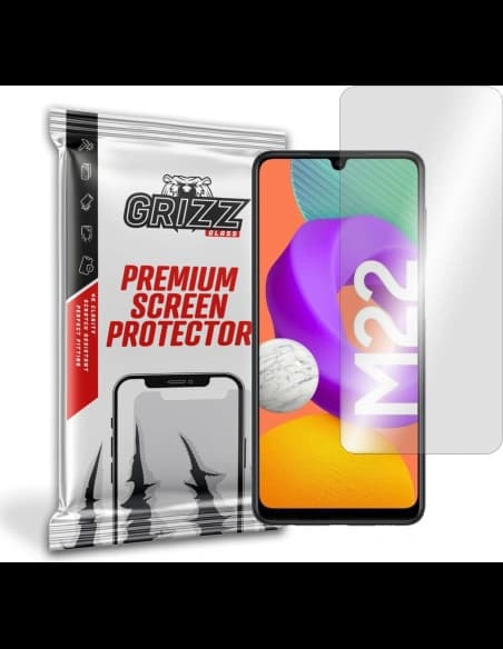 Hibrid üveg GrizzGlass HybridGlass a Samsung Galaxy M22-hez