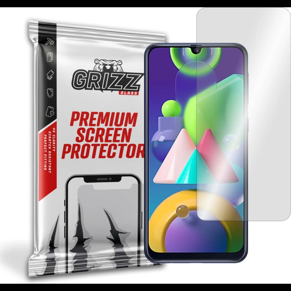 Hibrid üveg GrizzGlass HybridGlass a Samsung Galaxy M21s-hez