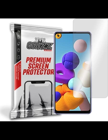 Hybrierglas GrizzGlass HybridGlass für Samsung Galaxy A21s