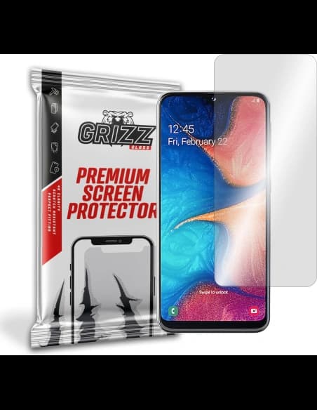 Hybriertes Glas GrizzGlass HybridGlass für Samsung Galaxy A20e