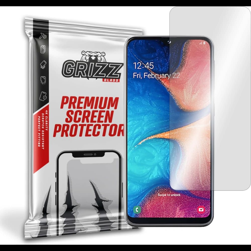 Hybriertes Glas GrizzGlass HybridGlass für Samsung Galaxy A20e