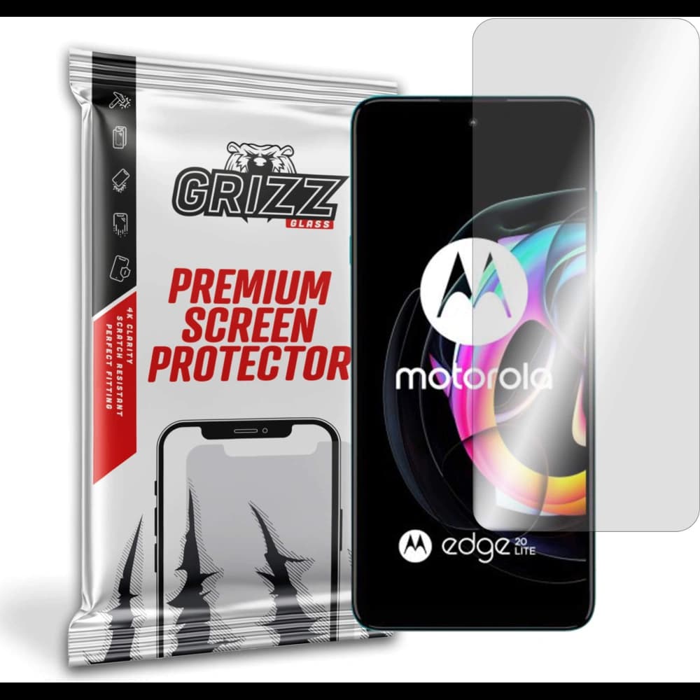 Hybriční sklo GrizzGlass HybridGlass pro Motorola Edge 20 Lite