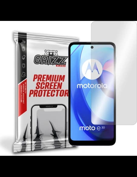 Hybriční sklo GrizzGlass HybridGlass pro Motorola Moto E30