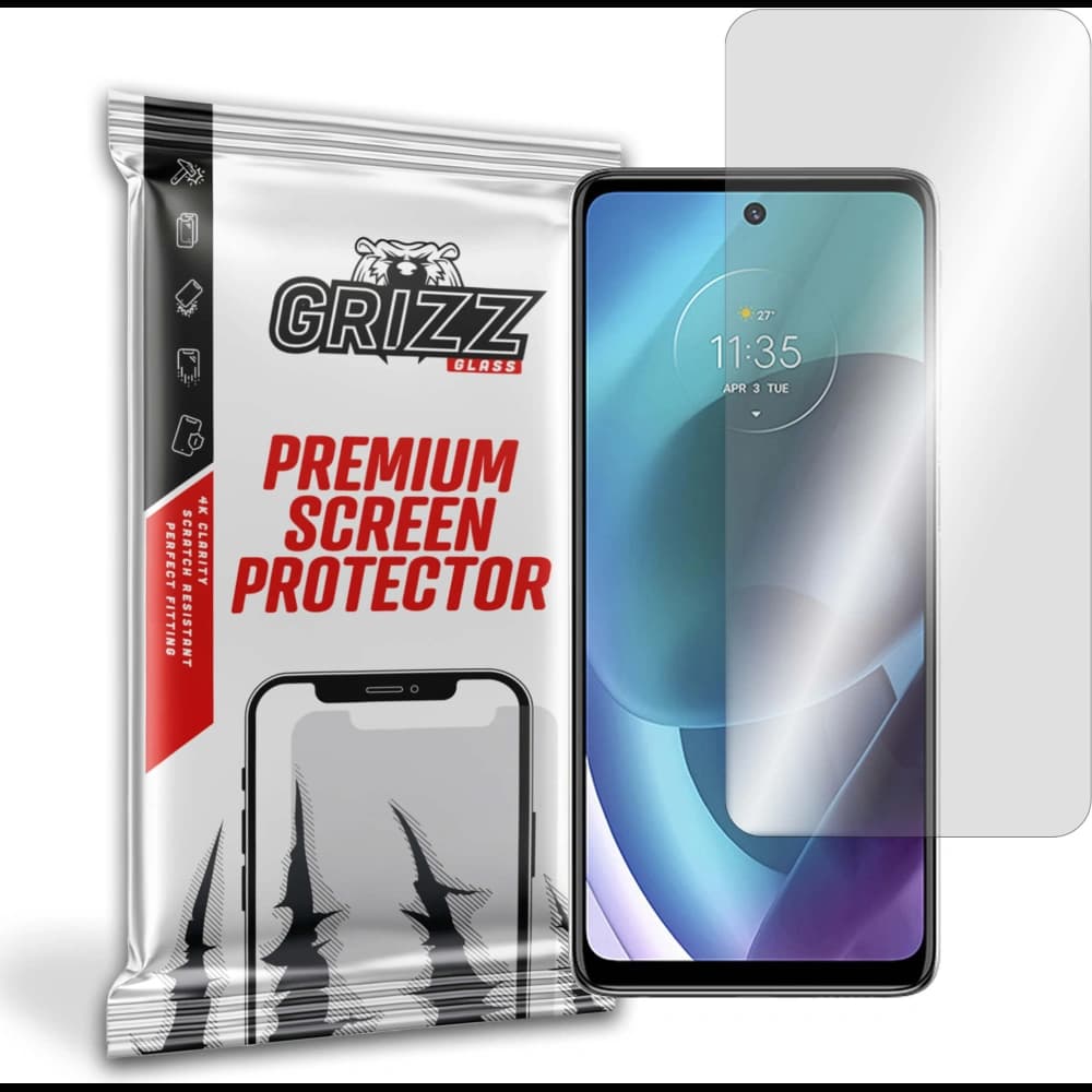 Hybriertes Glas GrizzGlass HybridGlass für Motorola Moto G51 5G