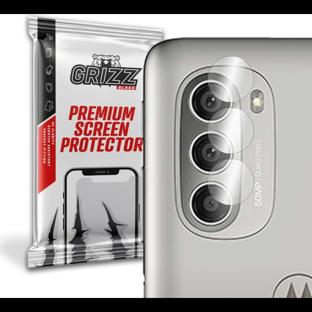 Glas für die Kamera GrizzGlass HybridGlass Kamera für Motorola Moto G51 5G