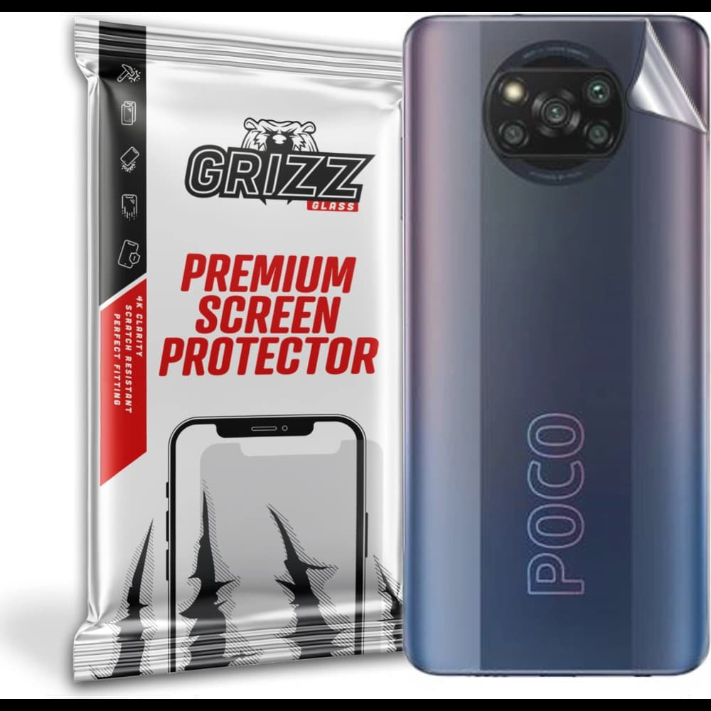 Fólia hátulra GrizzGlass UltraSkin a Xiaomi POCO X3 Pro-hoz - 1
