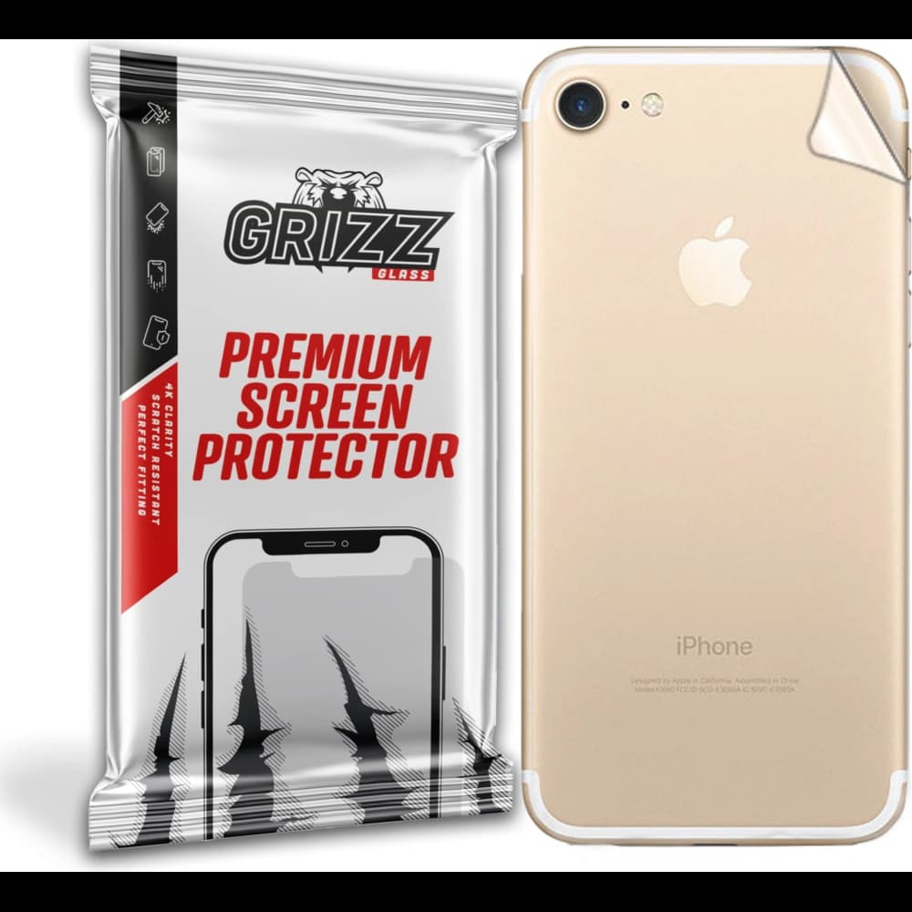 Fólie na zadní stranu GrizzGlass SatinSkin pro Apple iPhone 7 - 1