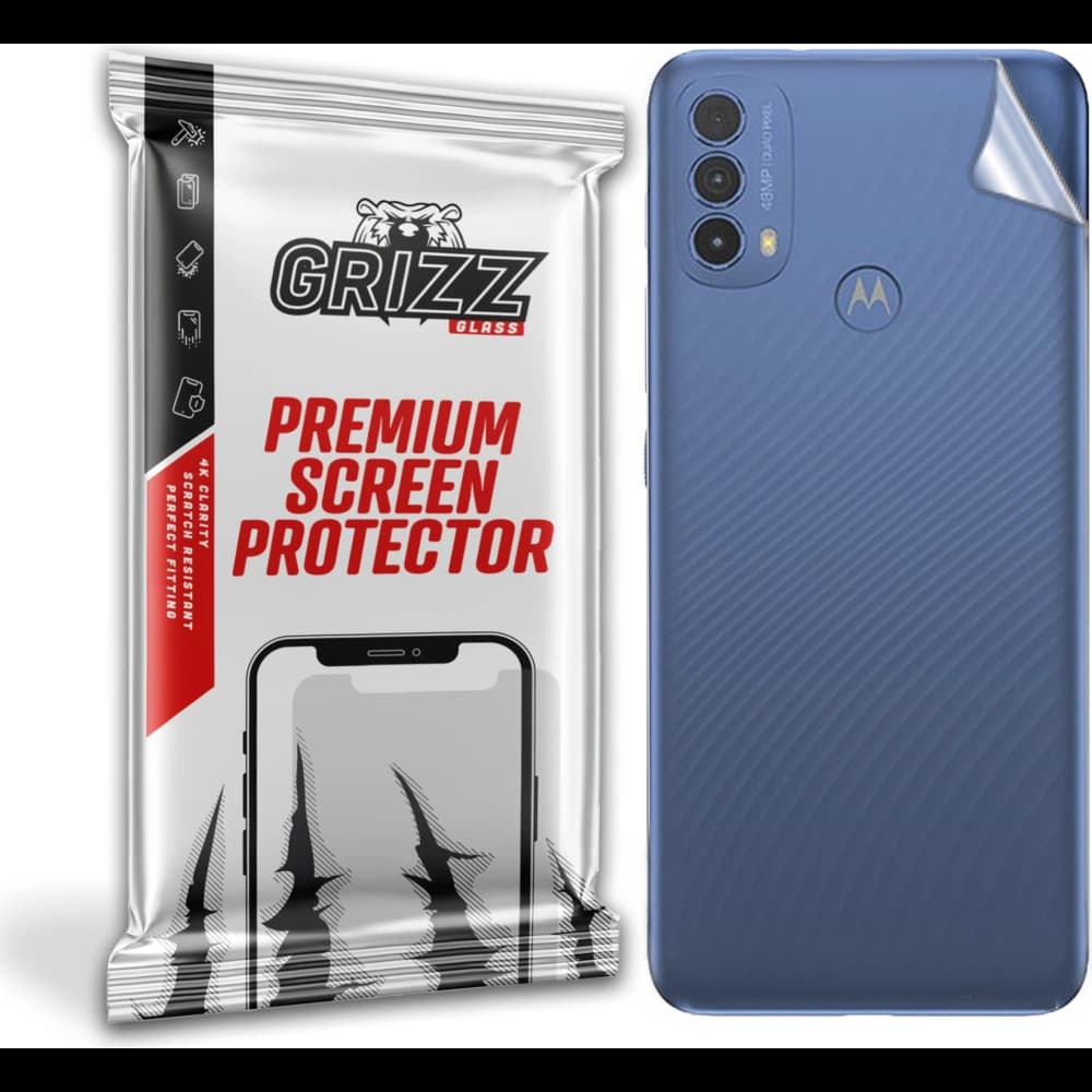 Fólie na zadní stranu GrizzGlass SatinSkin pro Motorola Moto E40 - 1
