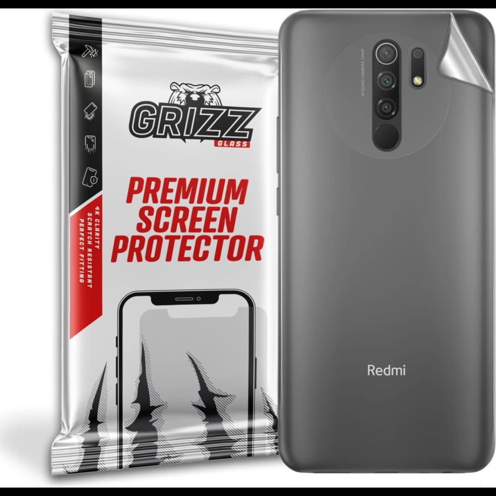 Fólie na zadní stranu GrizzGlass SatinSkin pro Xiaomi Redmi 9
