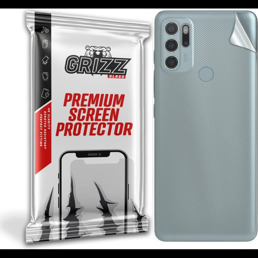Folie auf der Rückseite GrizzGlass SatinSkin für Motorola Moto G60s