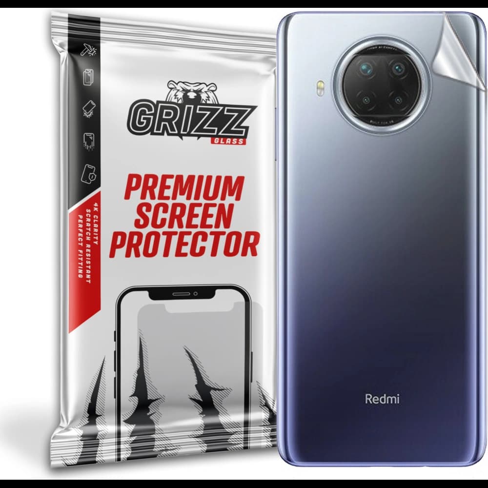 Folie GrizzGlass SatinSkin spate pentru Xiaomi Redmi Note 9 5G