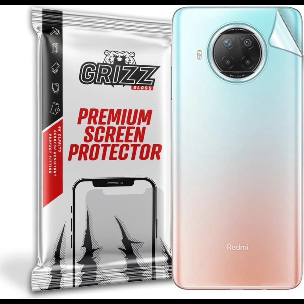 Fólie na zadní stranu GrizzGlass SatinSkin pro Xiaomi Redmi Note 9 Pro 5G - 1