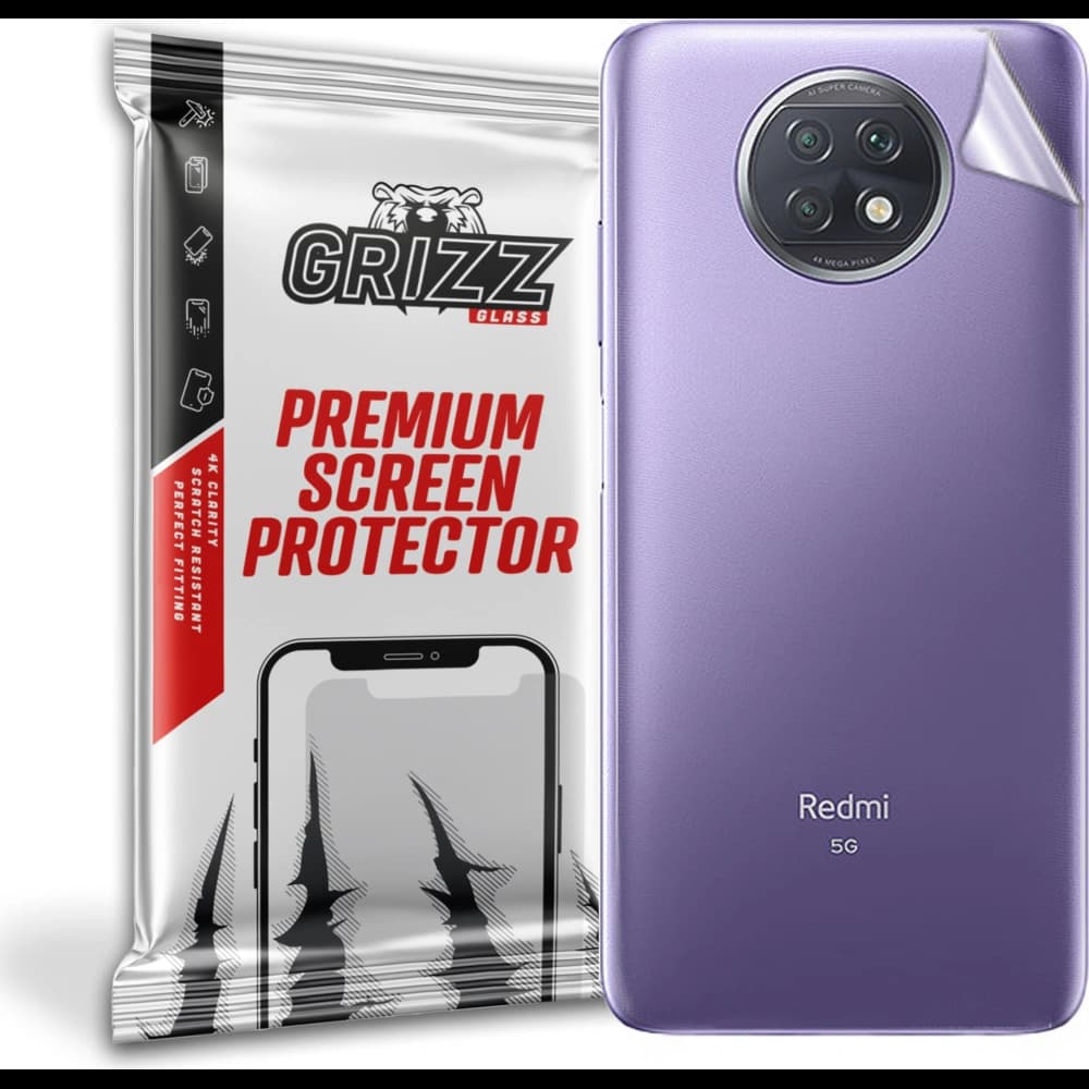 Folie für die Rückseite GrizzGlass SatinSkin für Xiaomi Redmi Note 9T 5G