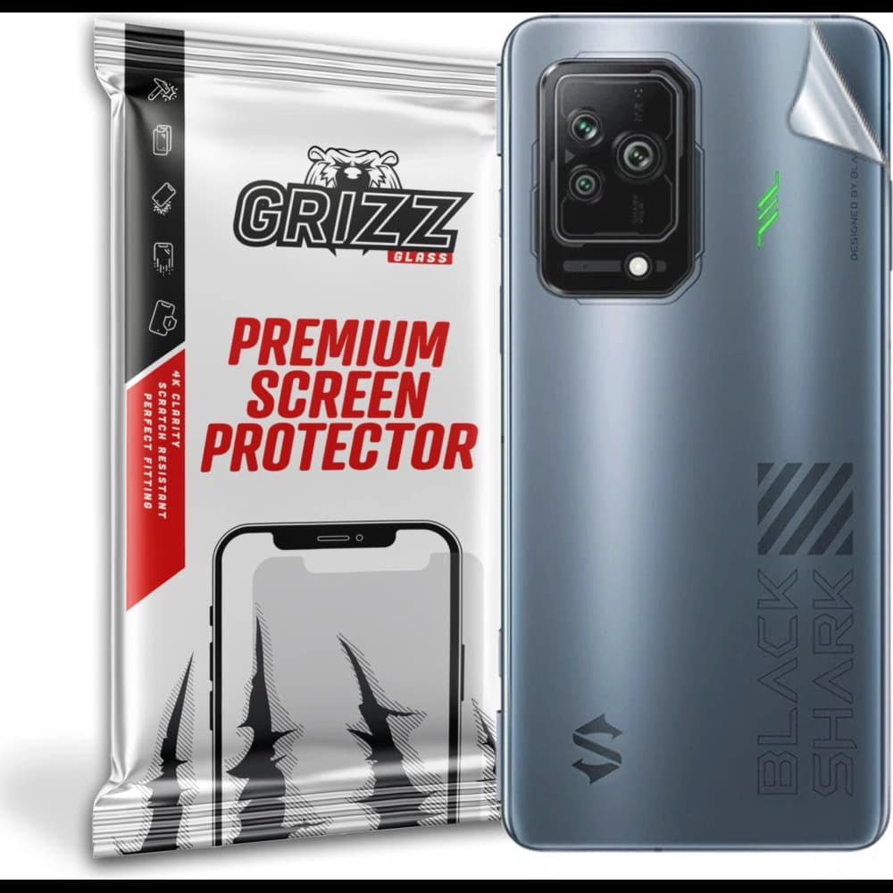 Folie auf der Rückseite GrizzGlass SatinSkin für Xiaomi BlackShark 5 - 1
