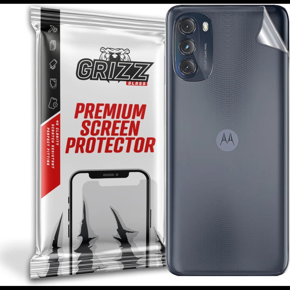 Fólia hátulra GrizzGlass SatinSkin Motorola Moto G (2022) számára