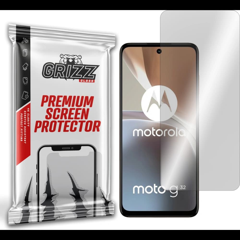 Hibrid üveg GrizzGlass HybridGlass Motorola Moto G32-hez